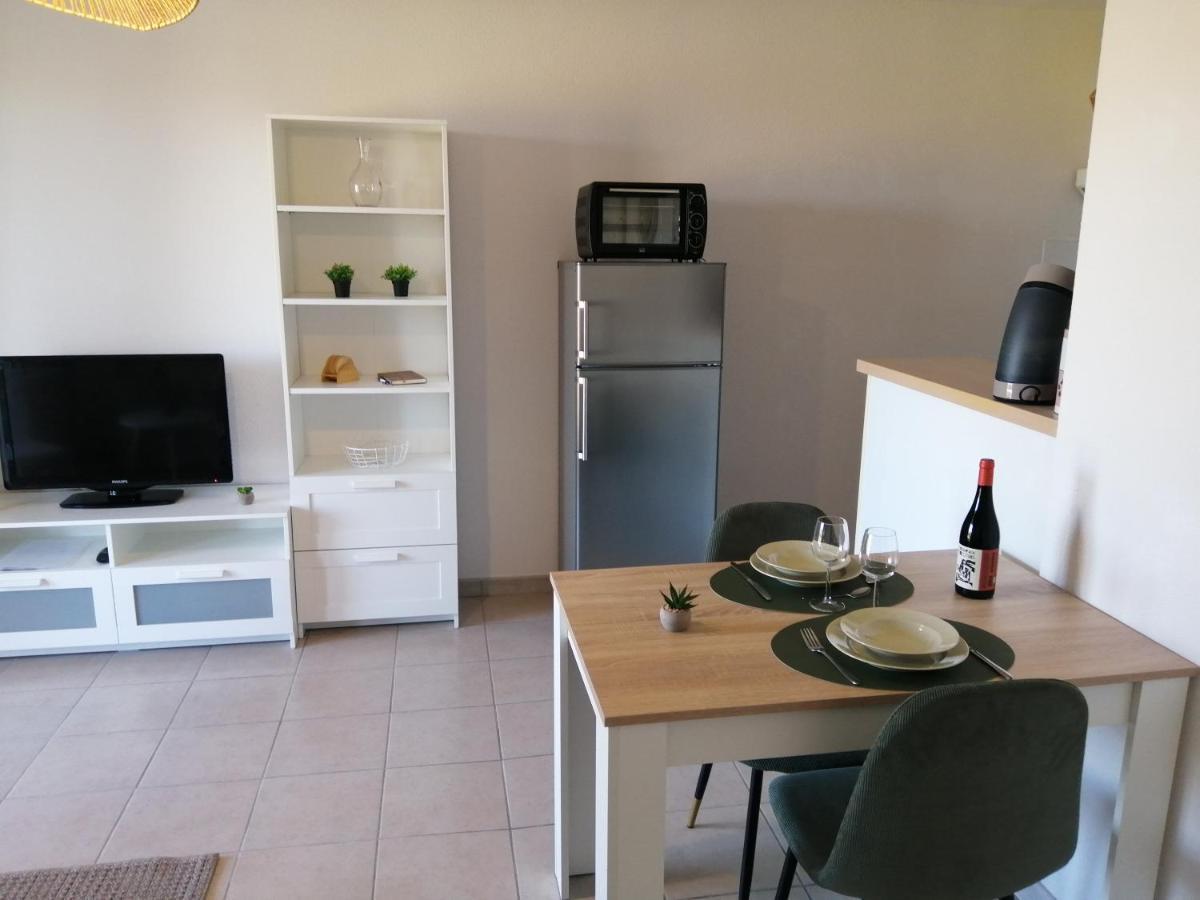 Ferienwohnung Le Cocon De Marie,Piscine, Balcon, Parking Gratuit, Baignoire Carcassonne Exterior foto