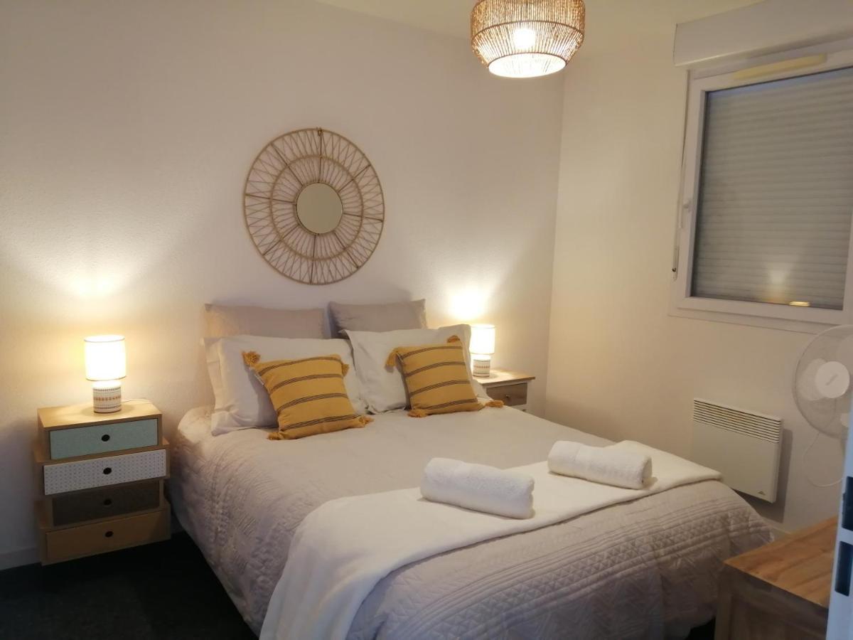 Ferienwohnung Le Cocon De Marie,Piscine, Balcon, Parking Gratuit, Baignoire Carcassonne Exterior foto
